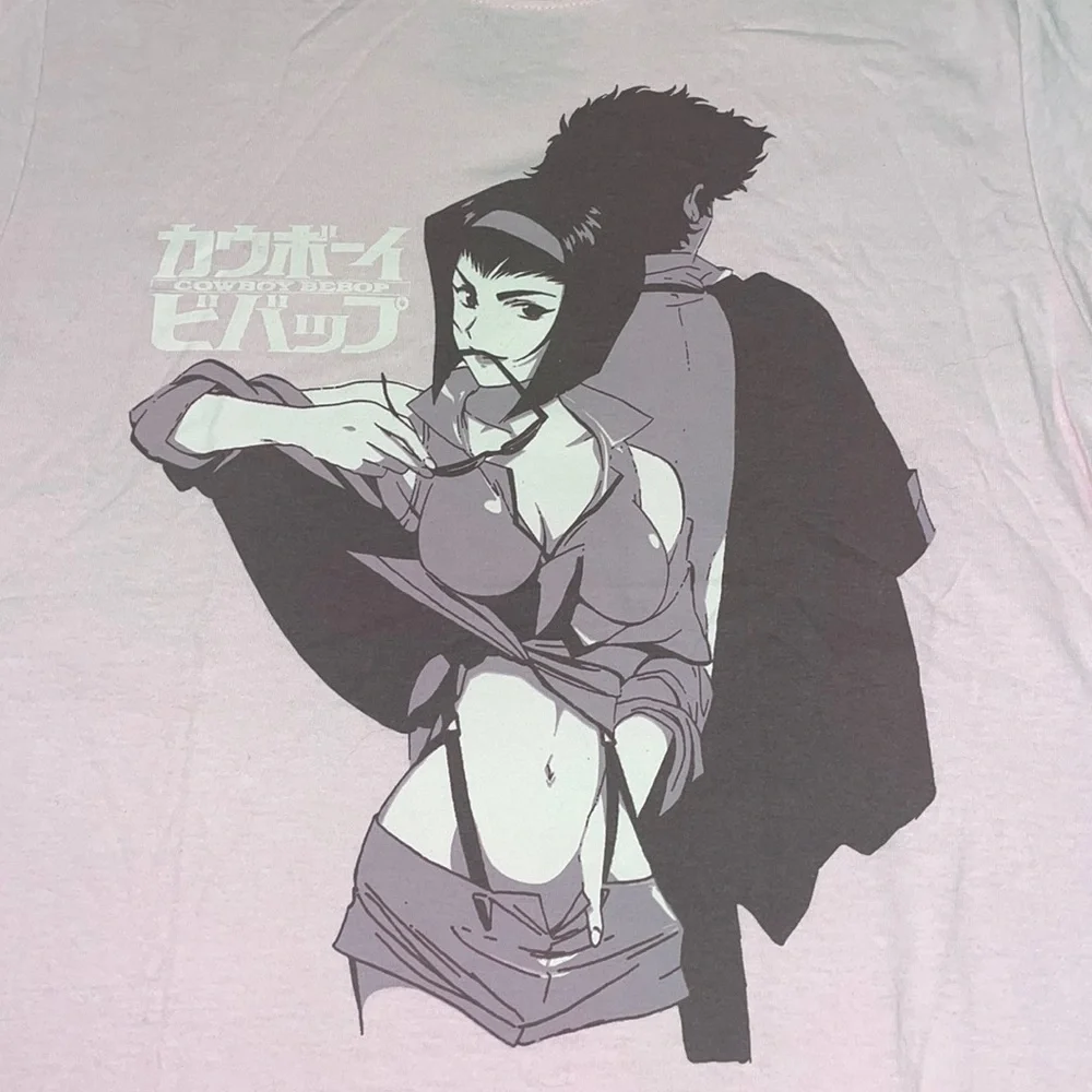 Sunrise Funmation Cowboy Bebop Pink Shirt Size Small - Picture 1 of 4